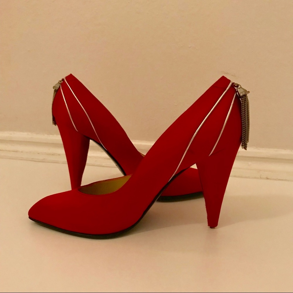 Versace red heels